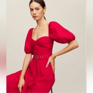 Reformation Tien linen Dress